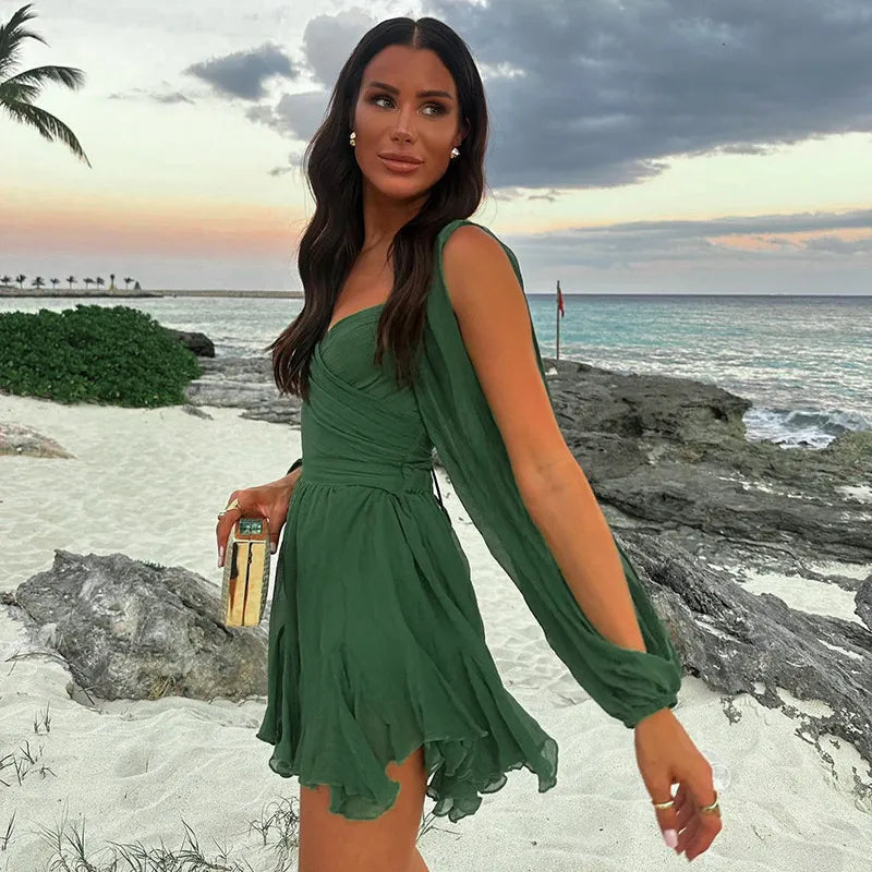 Leopard Print Spring Dress™ – Eleganter Boho-Look für selbstbewusste Frühlingsstyle
