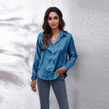 Sydney | Women's Casual Workwear Loose Fit Satin Blouses™ – Mühelose Eleganz für jeden Anlass