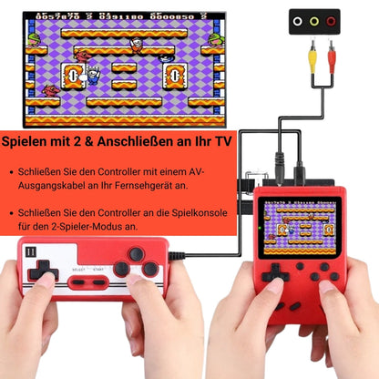 RetroGame™ – Klassische Arcade-Spiele, tragbar und kinderfreundlich für stundenlangen Spielspaß [50 % Rabatt]