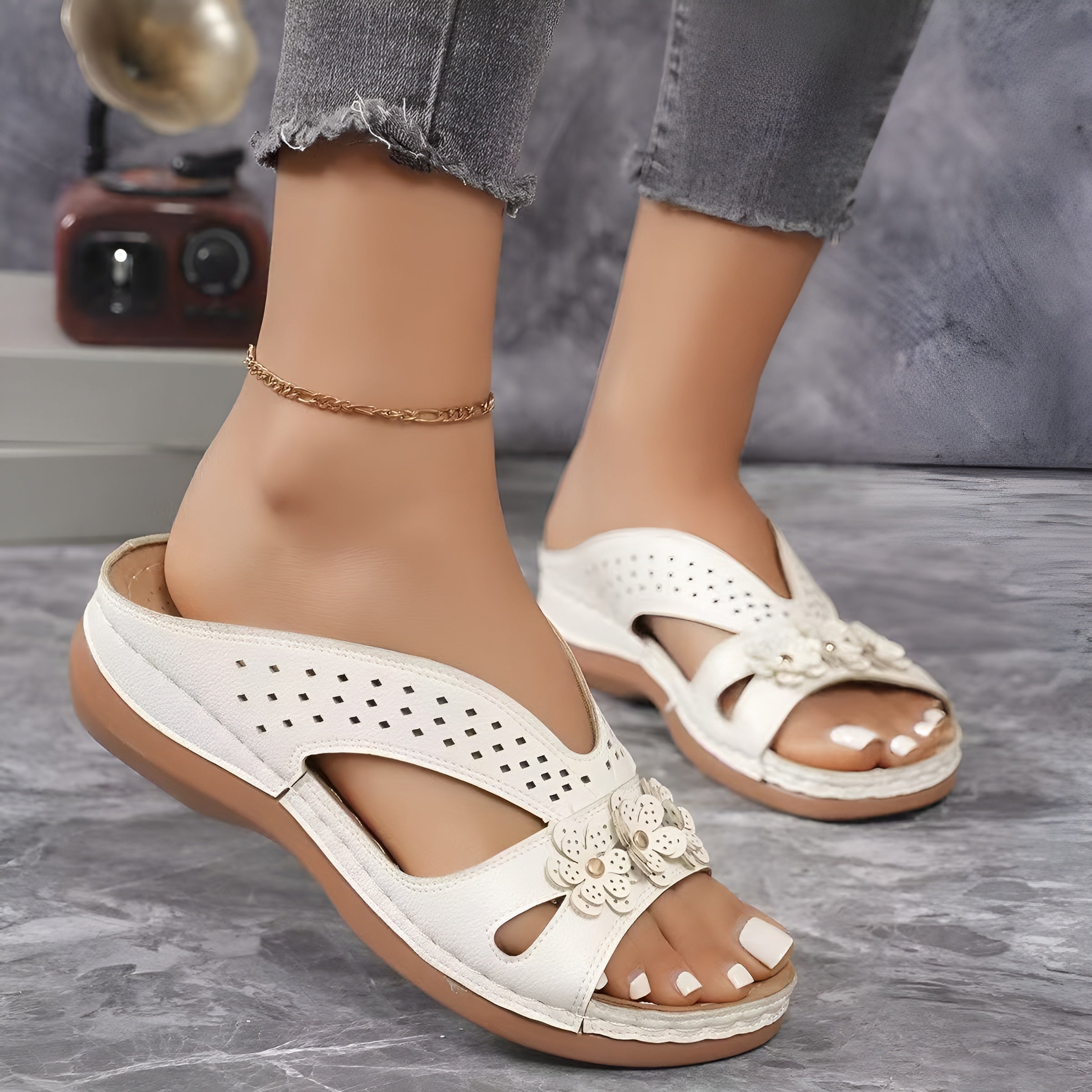 Women's Orthopedic Comfort Sandals with Adjustable Straps and Cushioned Sole™ – Ganztägiger Komfort für Ihre Füße