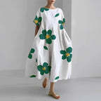 Floral Flowing Spring Dress™ – Mühelose Eleganz für entspannte Frühlingstage
