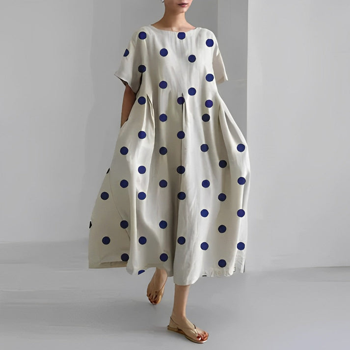 Floral Flowing Spring Dress™ – Mühelose Eleganz für entspannte Frühlingstage