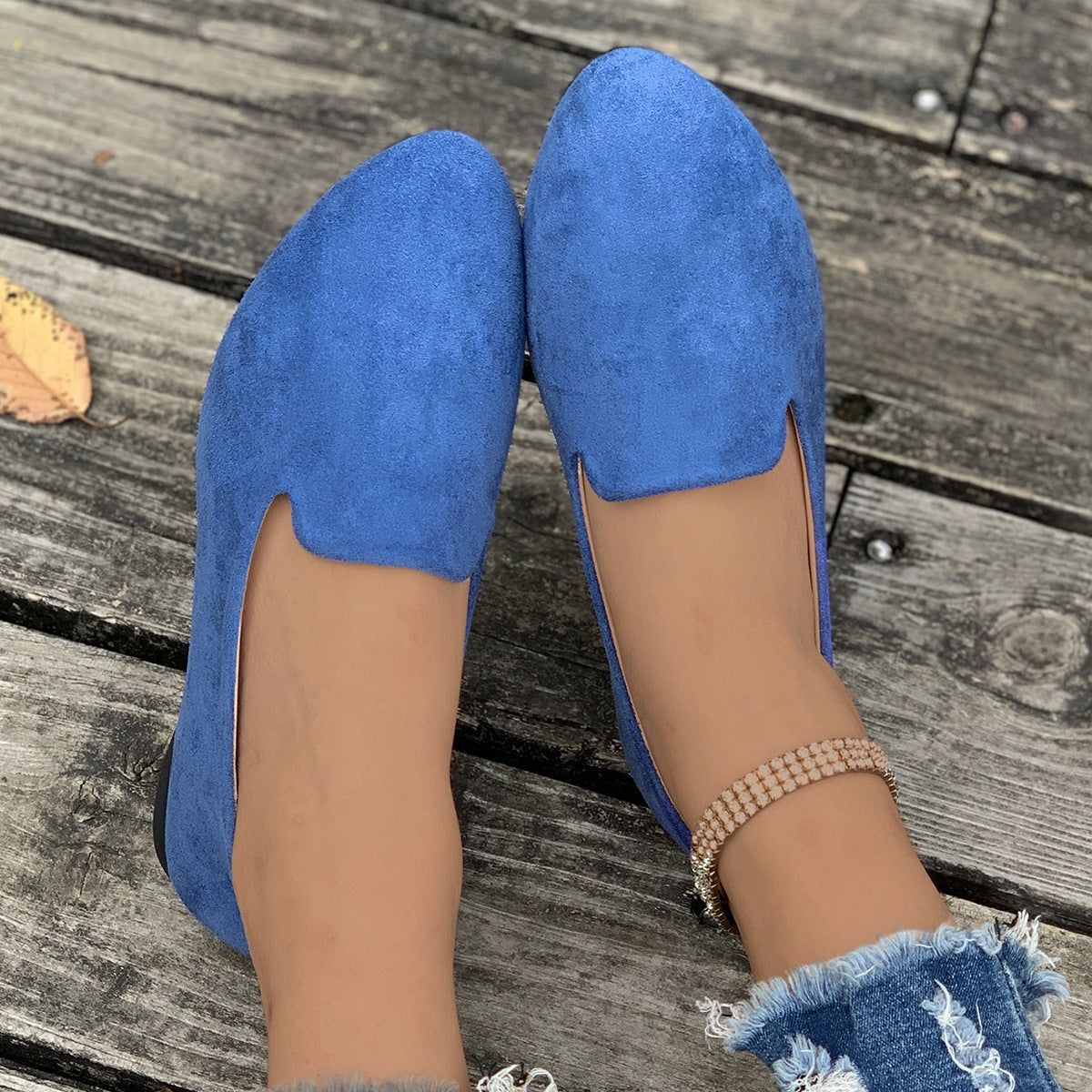 Women's Pointed Toe Flat Shoes with Slip On Design and Lightweight Comfort™ – Elegante Vielseitigkeit für jeden Tag