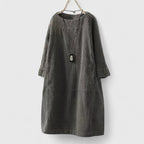 Relaxed Long Sleeve Midi Dress™ – Zeitloser Komfort für den Alltag