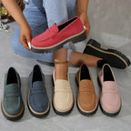 Women's Chunky Slip On Loafers with Cushioned Insole™ – Ganztägiger Komfort für den modernen Alltag
