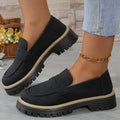 Women's Chunky Slip On Loafers with Cushioned Insole™ – Ganztägiger Komfort für den modernen Alltag