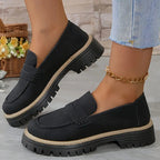Women's Chunky Slip On Loafers with Cushioned Insole™ – Ganztägiger Komfort für den modernen Alltag