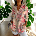 Women's V-Neck Button Blouse Elegant Relaxed Fit Lightweight Work Shirt™ – Zeitlose Eleganz für jeden Anlass