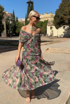 Women's Elegant Maxi Dress with V-Neck and Flowing Fit™ – Zeitlose Eleganz für jeden Anlass
