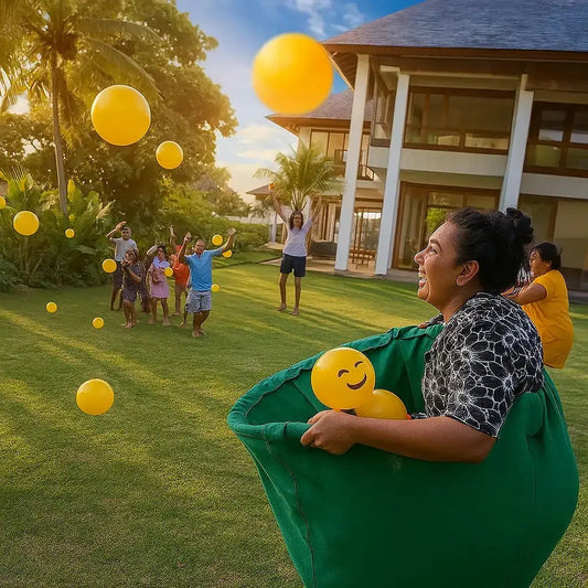 CatchPants™ – Extra große Hosen für Outdoor-Spielesets mit Hüpfbällen [50 % Rabatt]