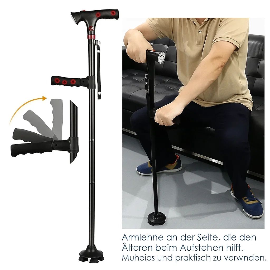 WalkRest™ – Höhenverstellbar, rutschfest, mit Alarmfunktion aus leichtem Aluminium [50 % Rabatt]