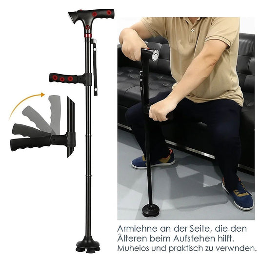 WalkRest™ – Höhenverstellbar, rutschfest, mit Alarmfunktion aus leichtem Aluminium [50 % Rabatt]