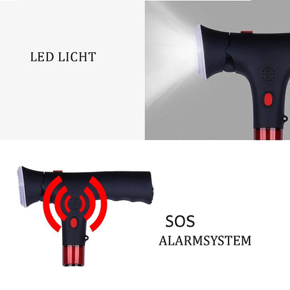 MobileGrip™ – Leichte, rutschfeste Aluminium-Basis mit Höhenverstellung und Alarmfunktion [50% Rabatt]