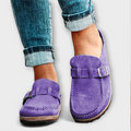 Orthopädische Slip-On Mokassins für Damen mit gepolsterter Einlegesohle und Schnallen-Detail™ – Eleganter Komfort für jeden Tag