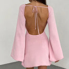 Soft Knit Long Sleeve Mini Dress™ – Elegante Silhouette für jeden Anlass