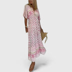 Women's Spring Boho Maxi Dress™ – Fließende Eleganz für entspannte Frühlingstage