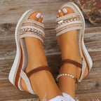 Orthopädische Riemensandalen für Damen mit gepolsterter Sohle und verstellbarer Passform™ – Ganztägiger Komfort ohne Kompromisse