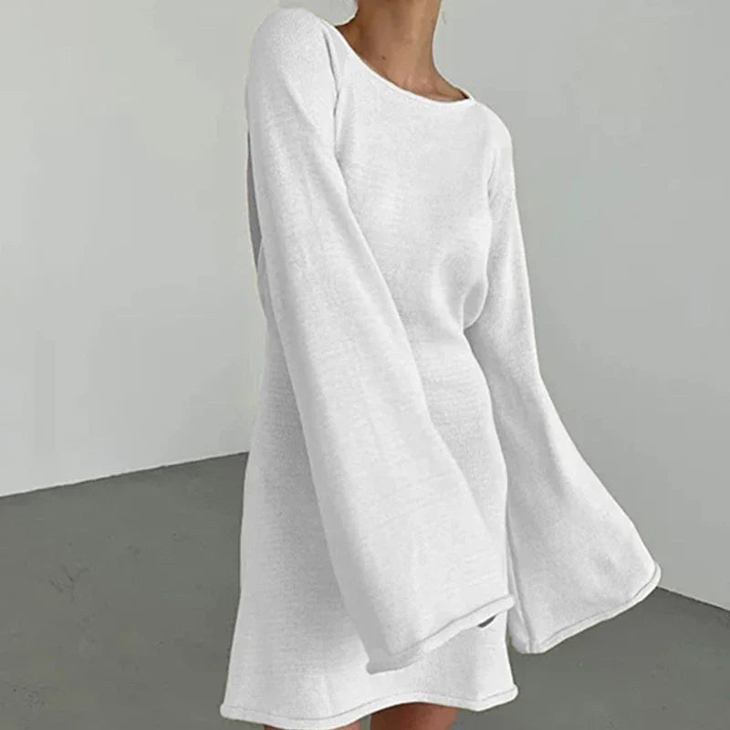 Soft Knit Long Sleeve Mini Dress™ – Elegante Silhouette für jeden Anlass