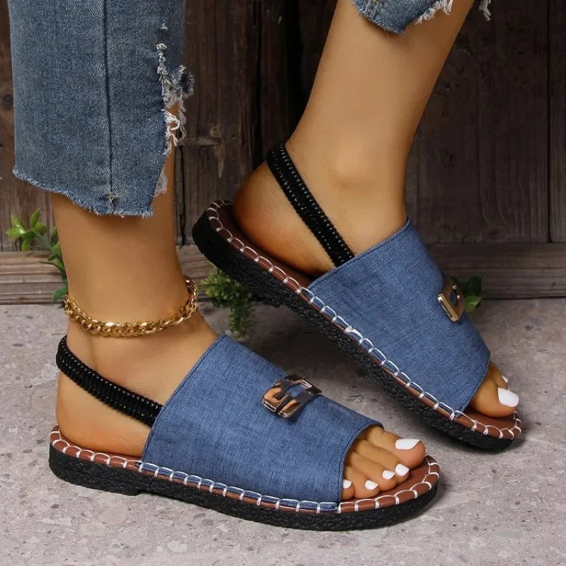 Women's Orthopedic Anti Slip Sandals with Cushioned Sole and Open Toe™ – Für sicheren Komfort bei jedem Schritt