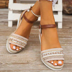 Orthopädische Riemensandalen für Damen mit gepolsterter Sohle und verstellbarer Passform™ – Ganztägiger Komfort ohne Kompromisse