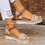 Orthopädische Riemensandalen für Damen mit gepolsterter Sohle und verstellbarer Passform™ – Ganztägiger Komfort ohne Kompromisse