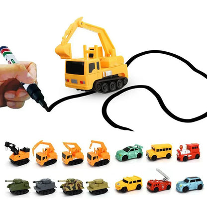 TraceRide™ – Nachvollziehbares Spielzeugauto mit Induktivstift [50% Rabatt]