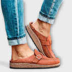Orthopädische Slip-On Mokassins für Damen mit gepolsterter Einlegesohle und Schnallen-Detail™ – Eleganter Komfort für jeden Tag