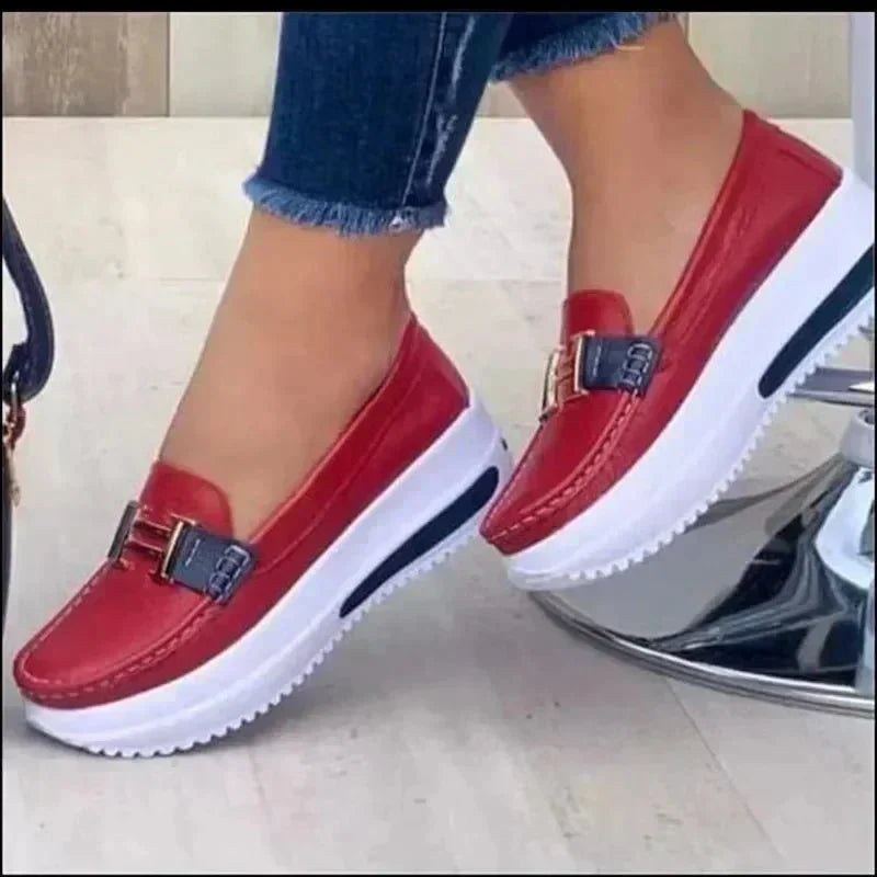 Damen Orthopädische Slip-On Loafer mit gepolsterter Sohle und atmungsaktivem Design™ – Eleganter Komfort für den ganzen Tag