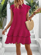 Tiered Ruffle Casual Mini Dress™ – Mühelose Eleganz für jeden Tag