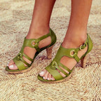 Women's Orthopedic Strappy Sandals with Adjustable Buckle and Cushioned Sole™ – Ganztägiger Komfort mit eleganter Ausstrahlung