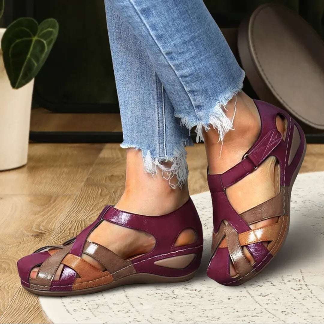 Women's Orthopedic T-Strap Walking Sandals™ – Ganztägiger Komfort mit orthopädischer Unterstützung