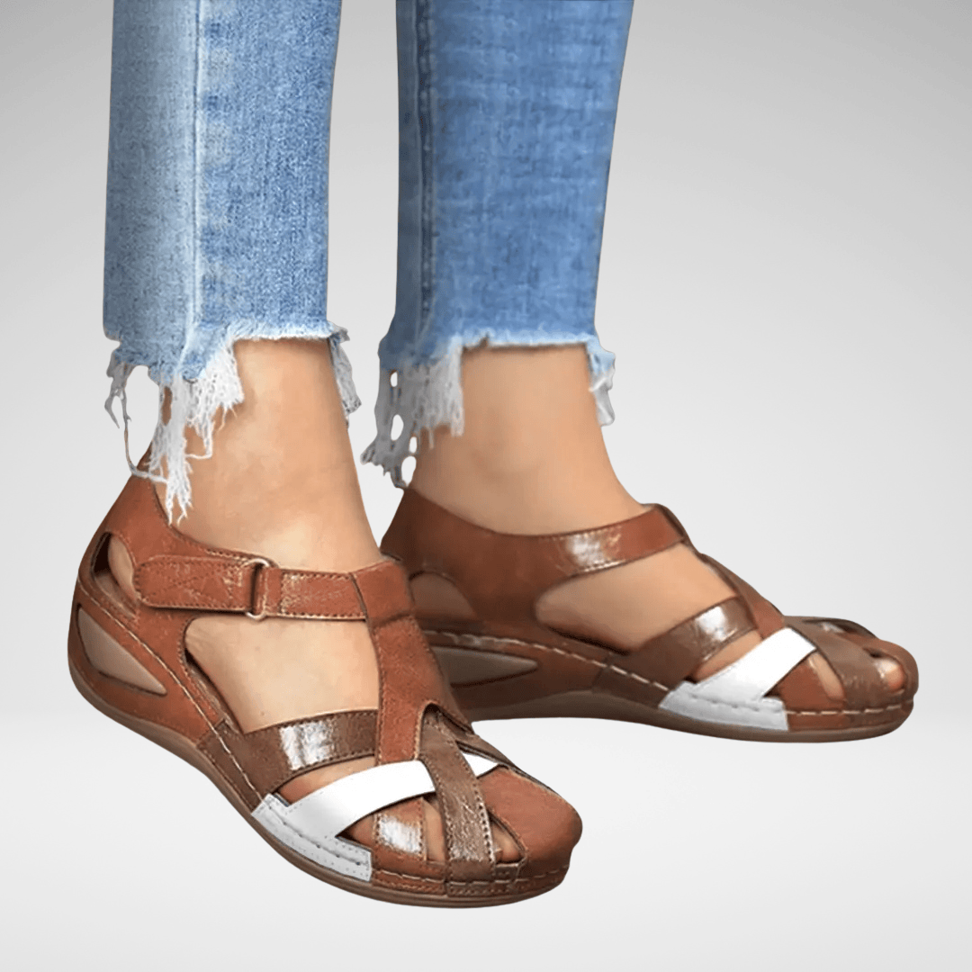 Women's Orthopedic T-Strap Walking Sandals™ – Ganztägiger Komfort mit orthopädischer Unterstützung