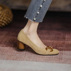 Damen Orthopädische Block Heel Pumps mit gepolsterter Einlegesohle und verstellbarem Riemen™ – Eleganter Komfort für den ganzen Tag