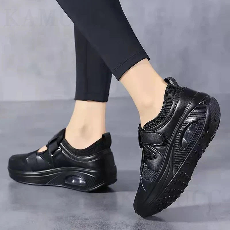 Women's Breathable Slip On Sneakers with Velcro Strap and Cushioned Sole™ – Leichter Komfort für den ganzen Tag