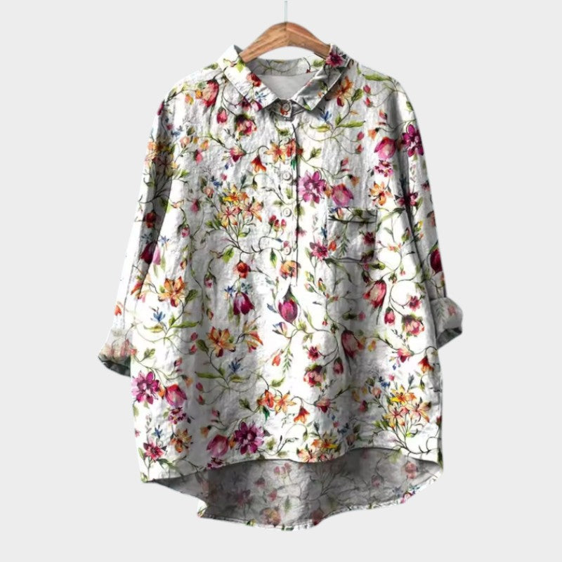 Botanical Relaxed Buttoned Shirt™ – Mühelose Eleganz für entspannte Alltagsmomente