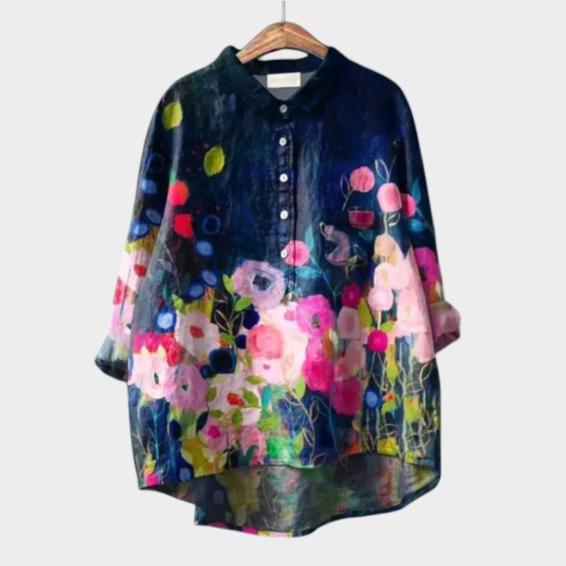 Botanical Relaxed Buttoned Shirt™ – Mühelose Eleganz für entspannte Alltagsmomente
