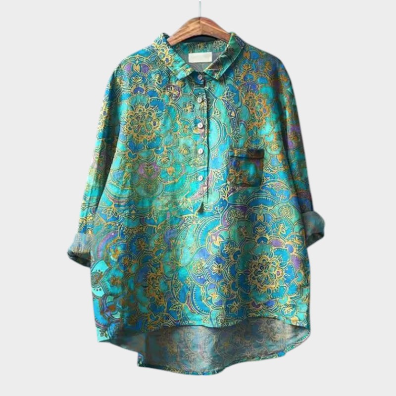 Botanical Relaxed Buttoned Shirt™ – Mühelose Eleganz für entspannte Alltagsmomente