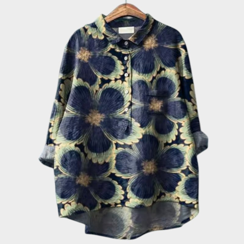 Botanical Relaxed Buttoned Shirt™ – Mühelose Eleganz für entspannte Alltagsmomente
