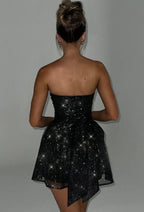 Women's Glitter Dress with Back Tie™ – Glamouröse Eleganz für unvergessliche Momente