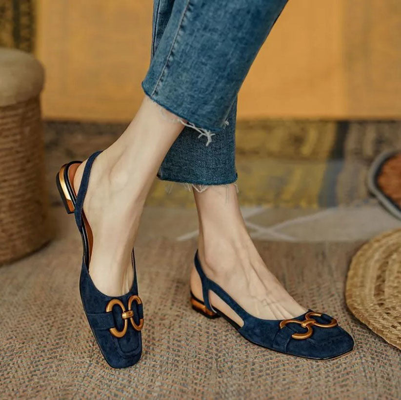 Orthopedic Slingback Buckle Loafers™ – Eleganter Komfort für den ganzen Tag