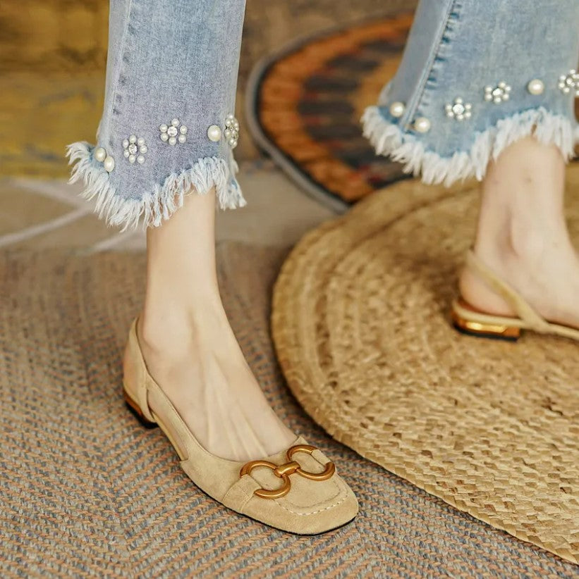 Orthopedic Slingback Buckle Loafers™ – Eleganter Komfort für den ganzen Tag