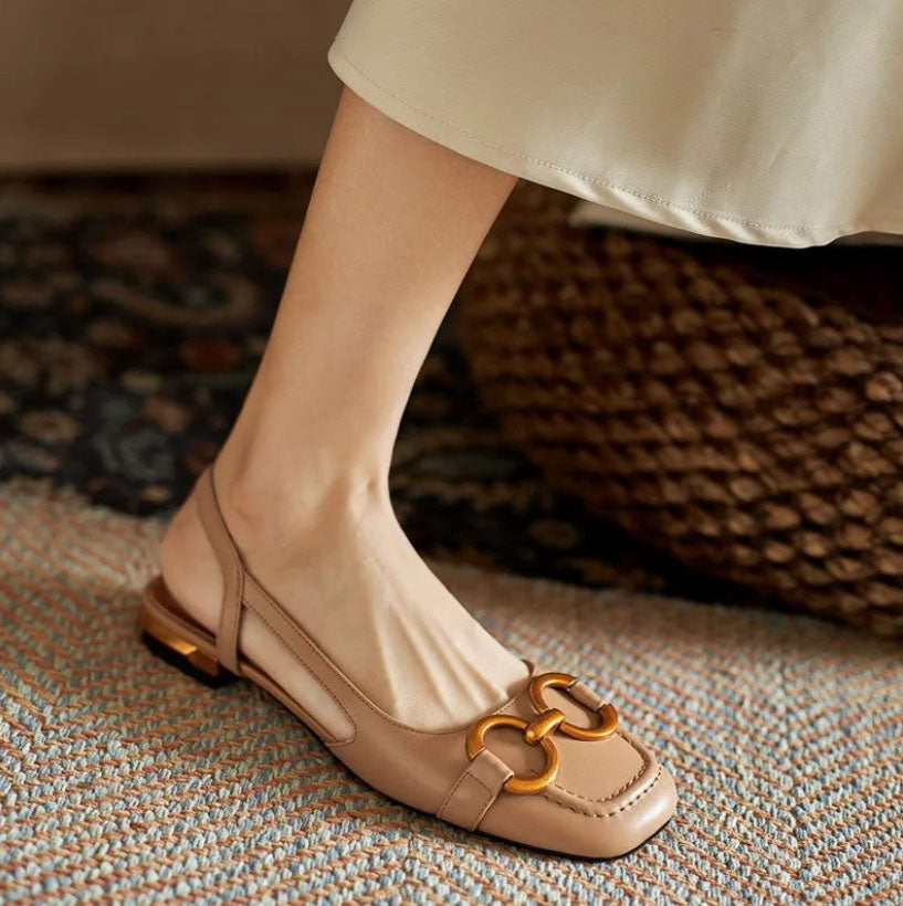Orthopedic Slingback Buckle Loafers™ – Eleganter Komfort für den ganzen Tag