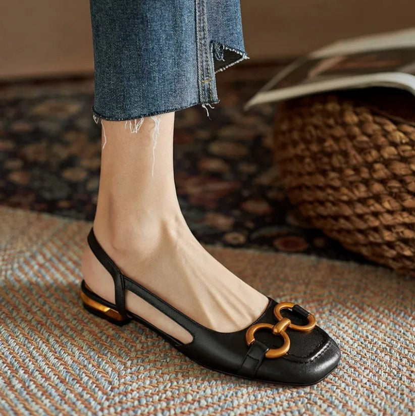 Orthopedic Slingback Buckle Loafers™ – Eleganter Komfort für den ganzen Tag