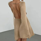 Soft Knit Long Sleeve Mini Dress™ – Elegante Silhouette für jeden Anlass