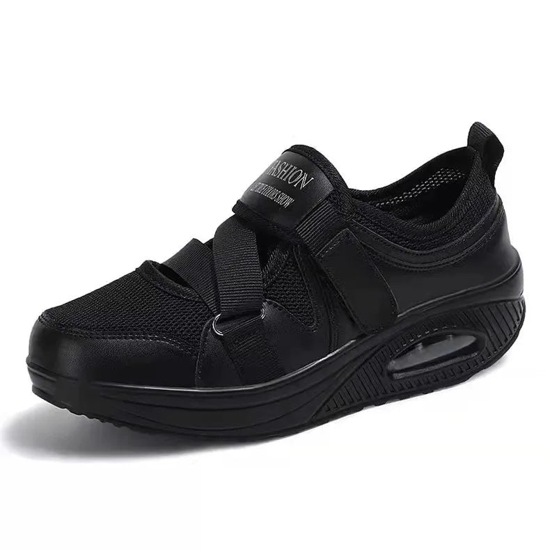 Women's Breathable Slip On Sneakers with Velcro Strap and Cushioned Sole™ – Leichter Komfort für den ganzen Tag