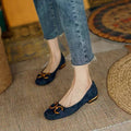 Orthopädische Ballerinas für Damen mit gepolsterter Innensohle und Schnallendetail™ – Eleganter Komfort für jeden Tag