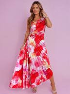 Asymmetric Pleated Maxi Dress™ – Eleganz mit modernem asymmetrischem Design