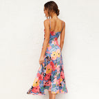 Women's Floral Spaghetti Strap Elegant Wedding Guest Maxi Dress™ – Zeitlose Eleganz für besondere Anlässe