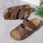 Damen Sandalen mit geflochtenem Kreuzriemen und gepolsterter Sohle™ – Stilvoller Komfort für den ganzen Tag