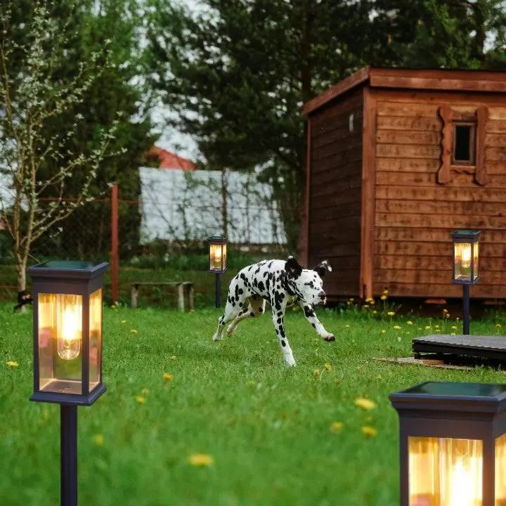 SolarGarden™ – Warmweißes Licht für Wege, Beete & stimmungsvolle Akzente im Garten [1 + 1 Gratis]